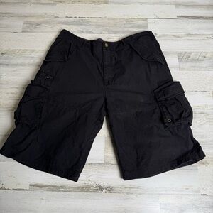 Nike 6.0 Men's Skater Black Cargo Shorts Y2K 2000s